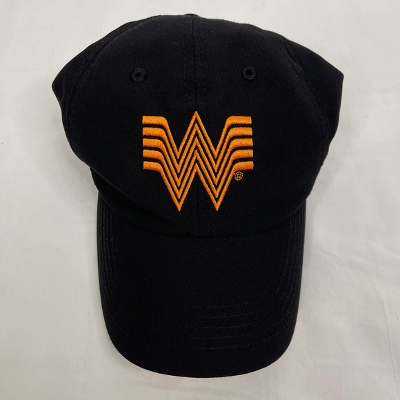 Whataburger Other - Whataburger Black Baseball Cap Logo Workers Adjustable One Size